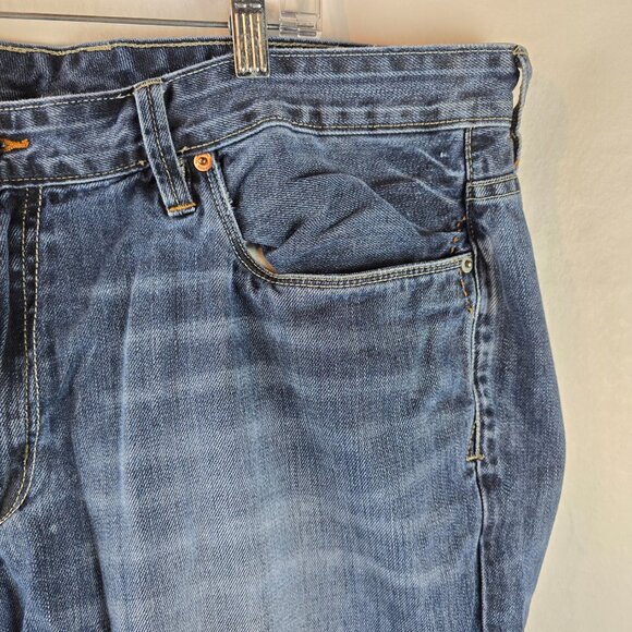 Tommy Bahama Jeans Mens 42x32 Blue Denim Standard Straight Leg Dark Wash Comfort - Picture 5 of 11